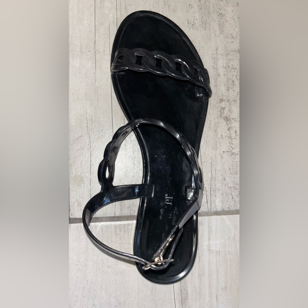 Olivia Miller Givenchy Look Alike Tonnara Chain Detail Jelly Sandals EU 38 US 9 - Picture 7 of 12